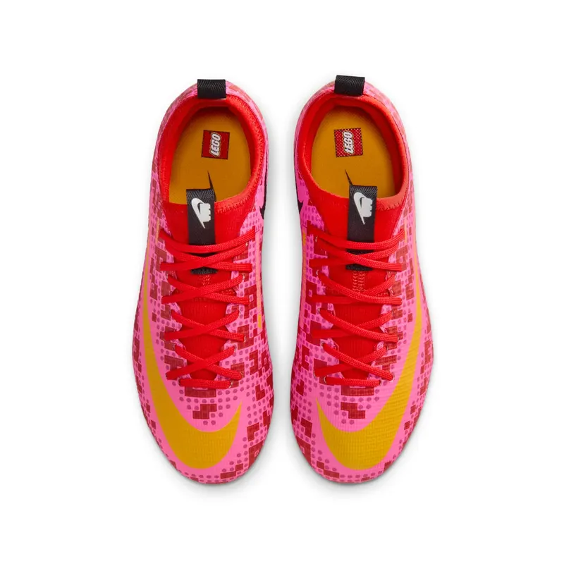 Nike Mercurial Vapor Academy Rush Red/Metallic Silver/Hyper Pink/University Gold (IQ3580-601)