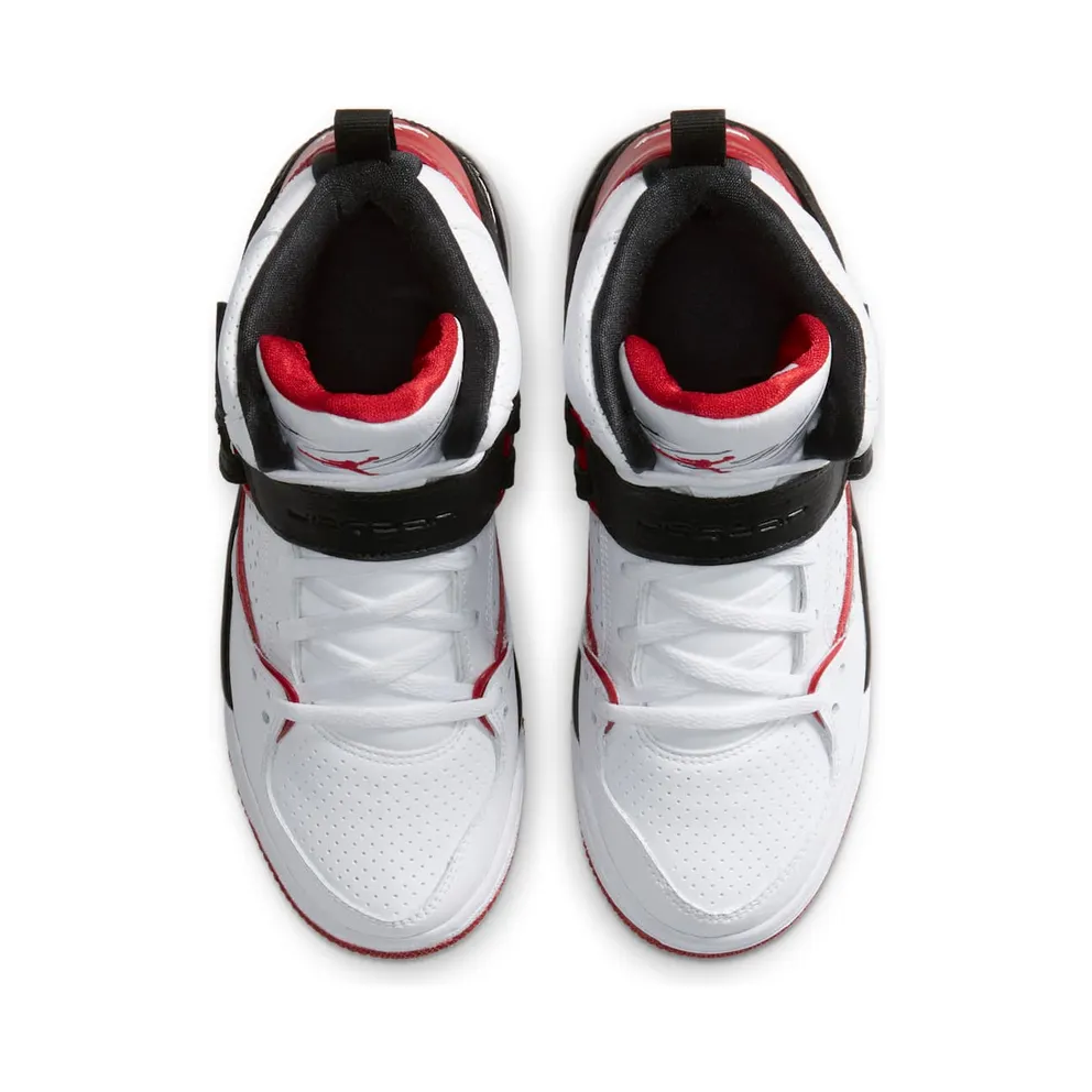 Jordan Flight 45 High “White / Black / Gym Red” (524865-130)