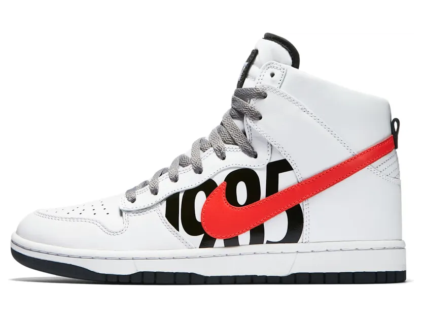 Nike Dunk Lux x undefeated “White / Black / Infrared” (826668-160)