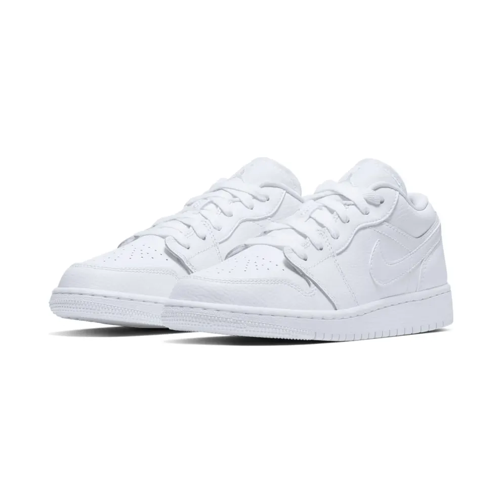 Jordan 1 Low Triple White Logo (553560-126)