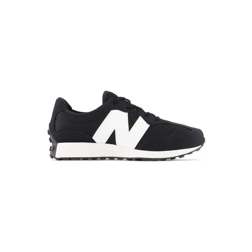 NEW BALANCE 327 Lace “BLACK / WHITE” (GS327CBW)