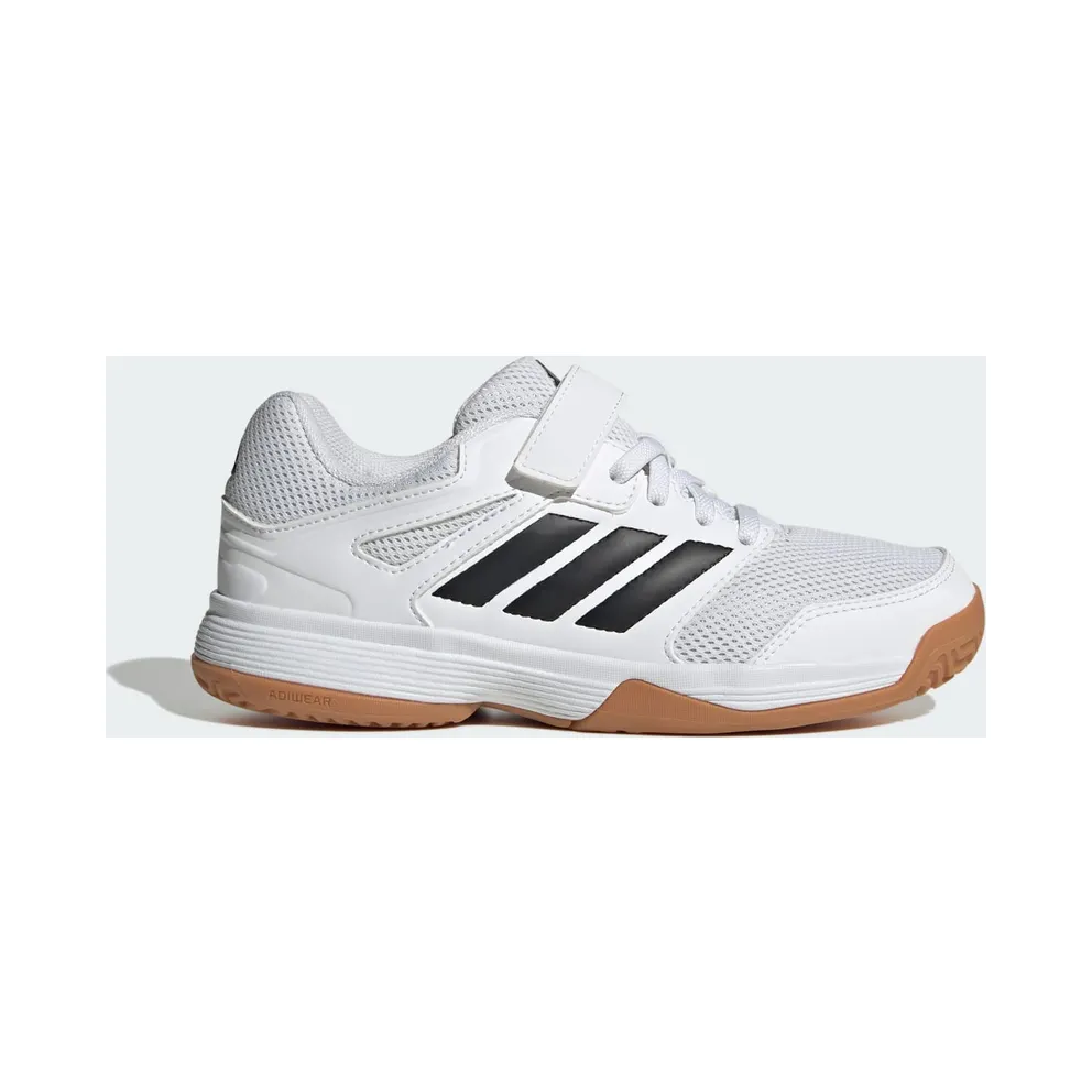 Adidas Speedcourt Indoor Kids Cloud White / Core Black / Gum (KZ7133)