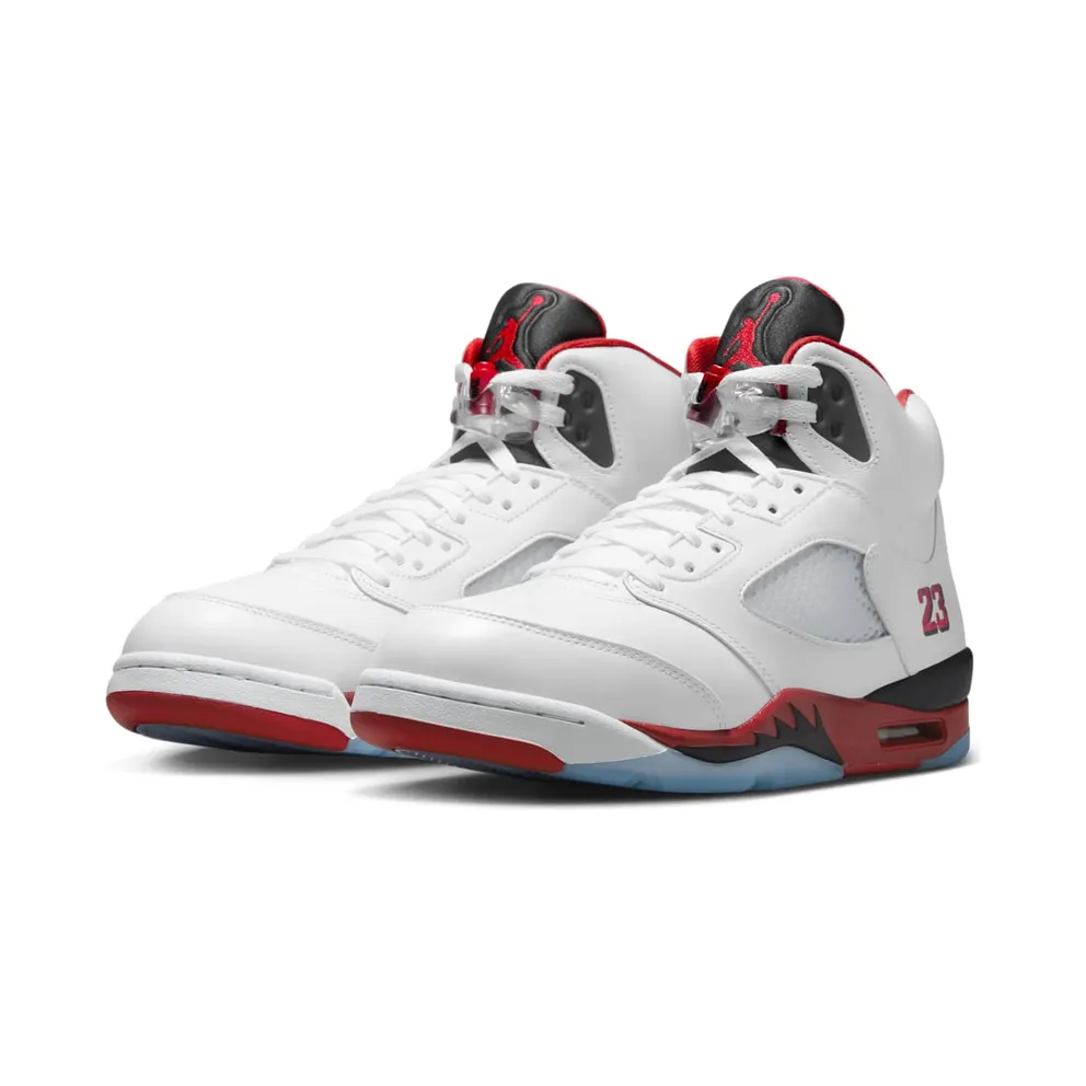 Jordan Air Jordan 5 “White/Fire Red/Black” (HQ7978-101)