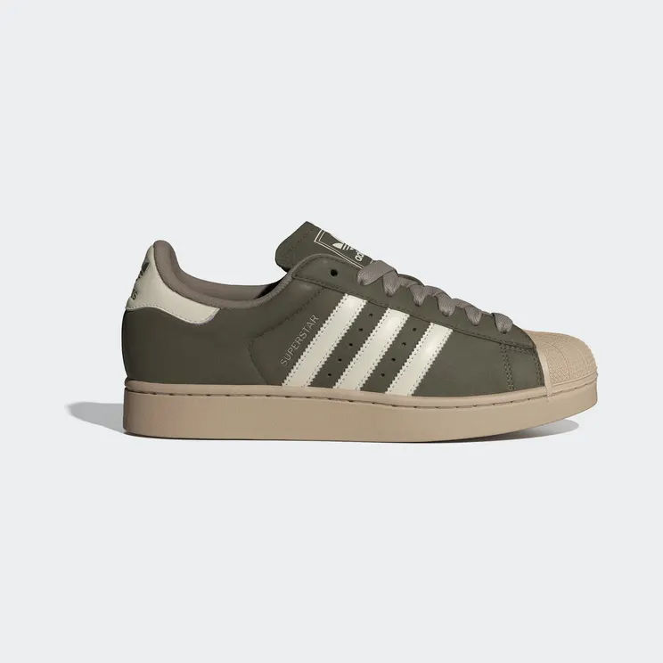 Adidas Superstar II Shoes Olive Strata / Off White / Stone Khaki (IH9315)