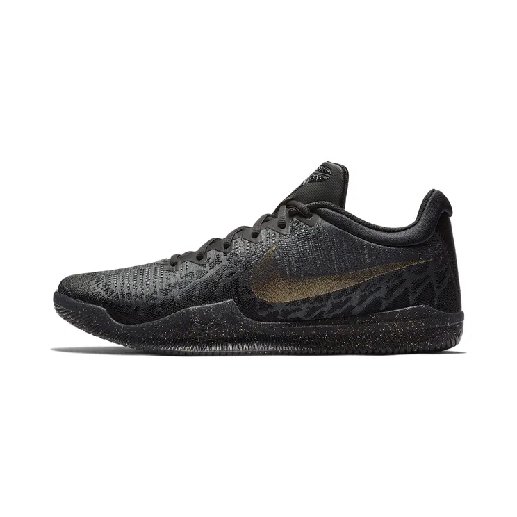 Nike Mamba Rage Gold Stars “Black / Anthracite / Dark Grey / Metallic Gold” (908972-099)