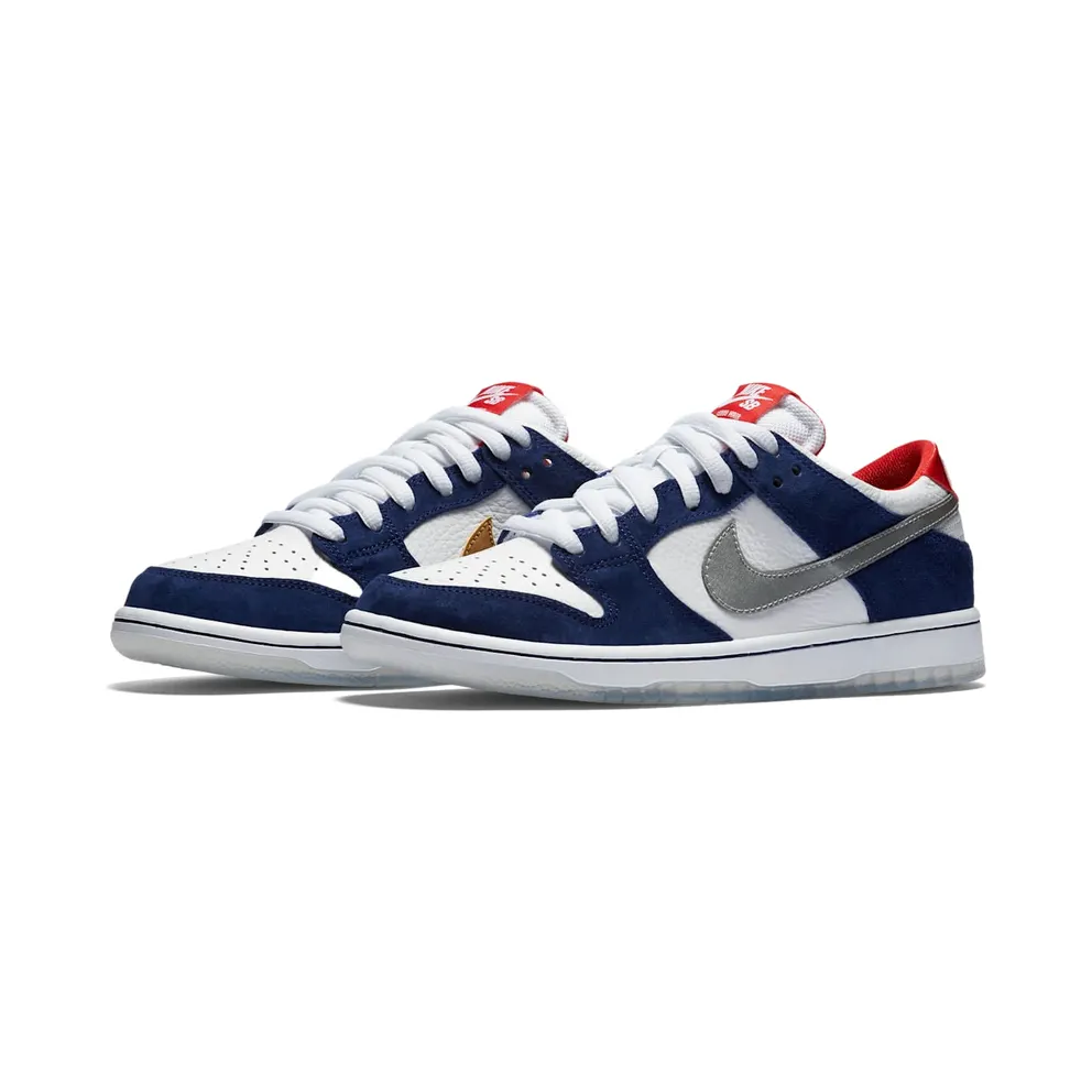 Nike Dunk SB Low Ishod Wair “BMW” Deep Royal Blue/Metallic Silver-University Red-Metallic Silver (839685-416)