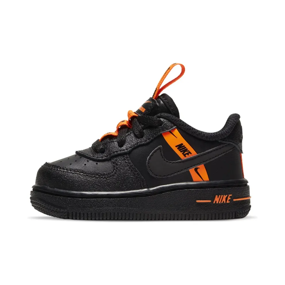 Nike Force 1 LV8 KSA TD ‘Worldwide Pack – Black Total Orange’ Black/Total Orange/Black (CT4682-001)