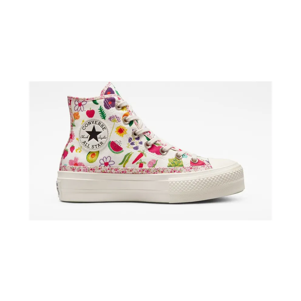 Converse Chuck Taylor All Star Lift Platform Festival Smoothie White/ Green (A06063C)