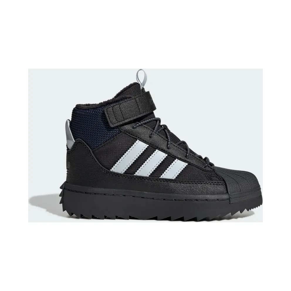 Adidas Superstar Winter Trek Kids Core Black / Halo Blue / Carbon (JQ0344)
