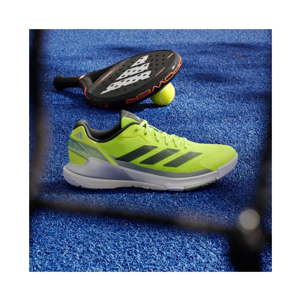 Adidas Crazyquick Padel Lucid Lemon / Core Black / Silver Metallic (JS2852)
