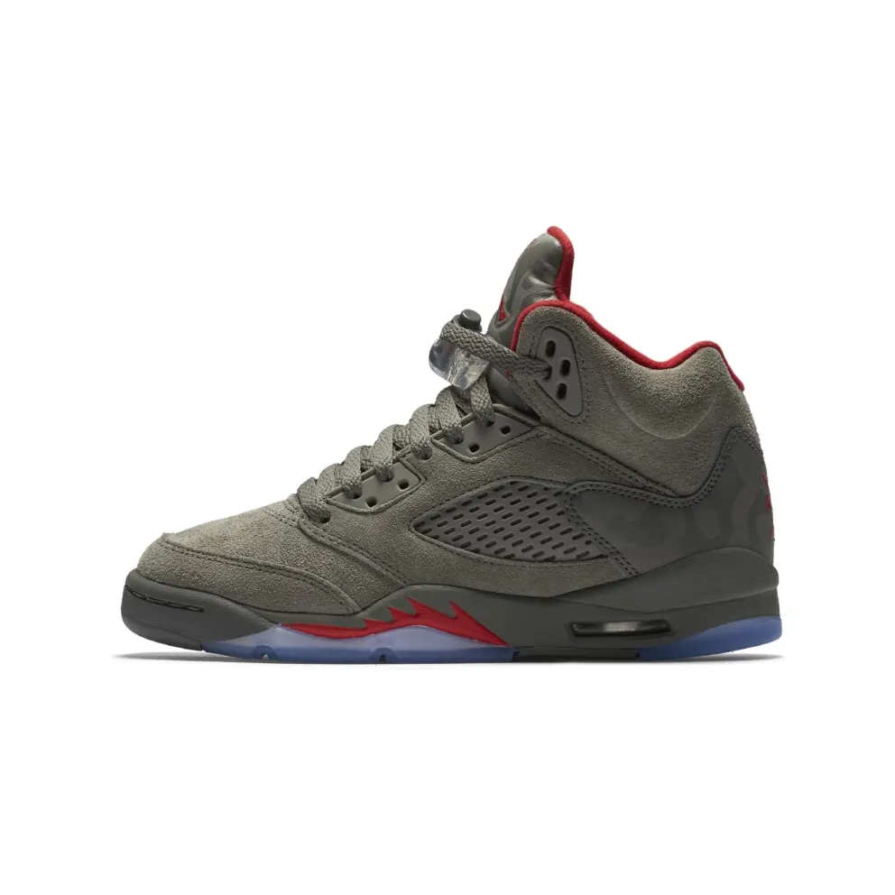 Jordan 5 Retro P51 Camo (GS) Dark Stucco/University Red-River Rock (440888-051)