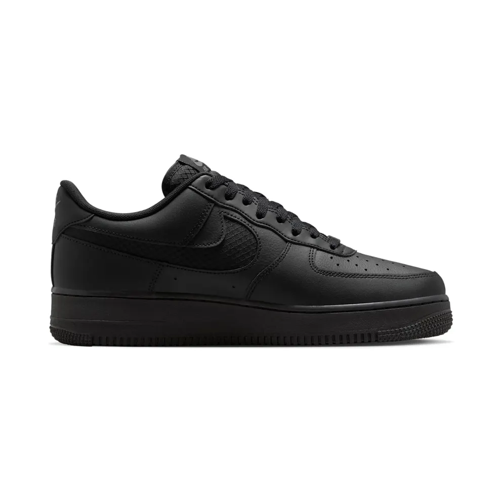 Nike Air Force 1 ’07 LV8 “Triple Black Ripstop” (IH4452-001)
