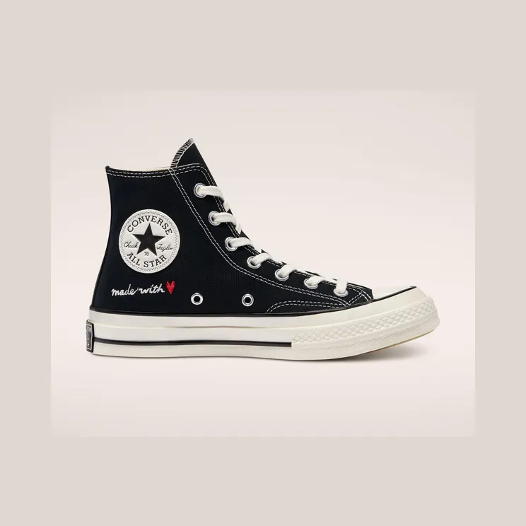 Converse Chuck 70 High ‘Valentine’s Day – Black’ Black/Egret/Black (171118C)