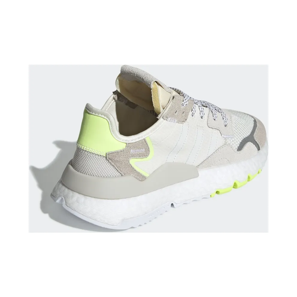 adidas Nite Jogger Off White Hi Res Yellow (W) Off White/Cloud White/Hi-Res Yellow (CG6098)