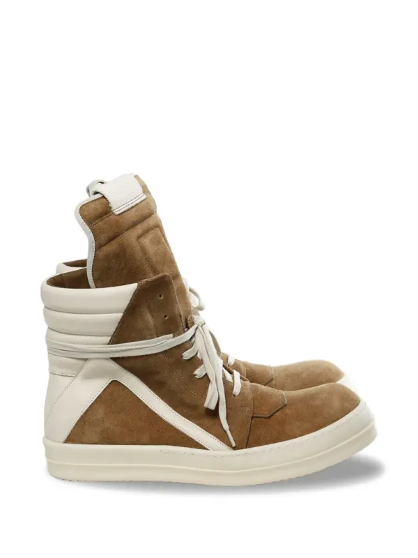 Rick Owens High-Top-Sneakers mit Schnürung – Brown (RU01F2894LCSUCO)