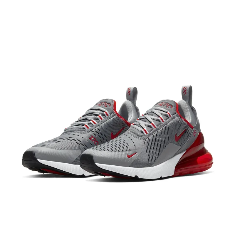 Nike Air Max 270 Particle Grey University Red Particle Grey/University Red-White (CW7048-001)
