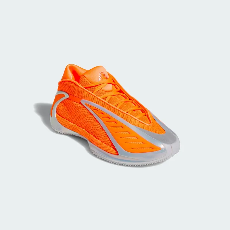 Adidas Anthony Edwards 2 J Lucid Orange / Silver Metallic / Grey One (KI1655)