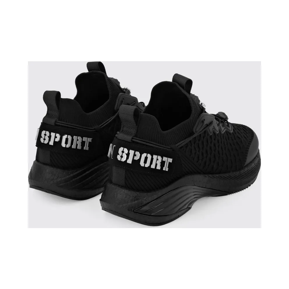 Plein Sport Crochet Knit Black (SAESUSC0751STE003N02)