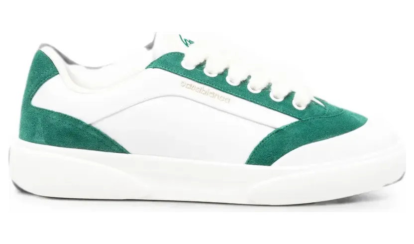 Casablanca Del Mar sneakers met suède vlak en logo-print – Wit (APF26SKN02502M)