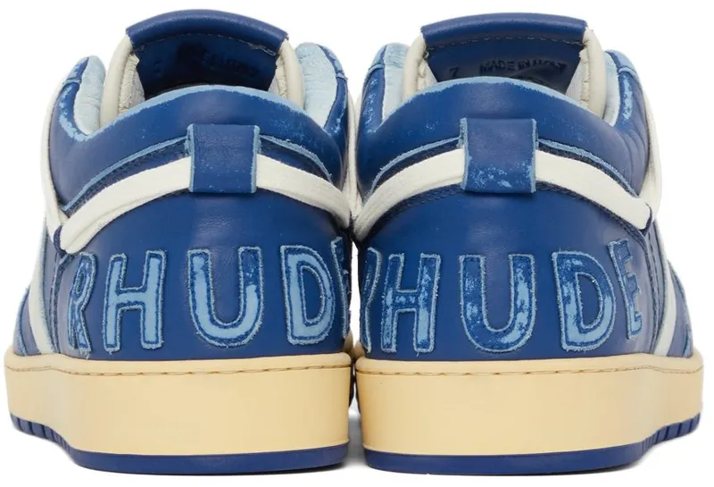 Rhude SSENSE Exclusive Navy Rhecess Low (RHFW21FO30039302)