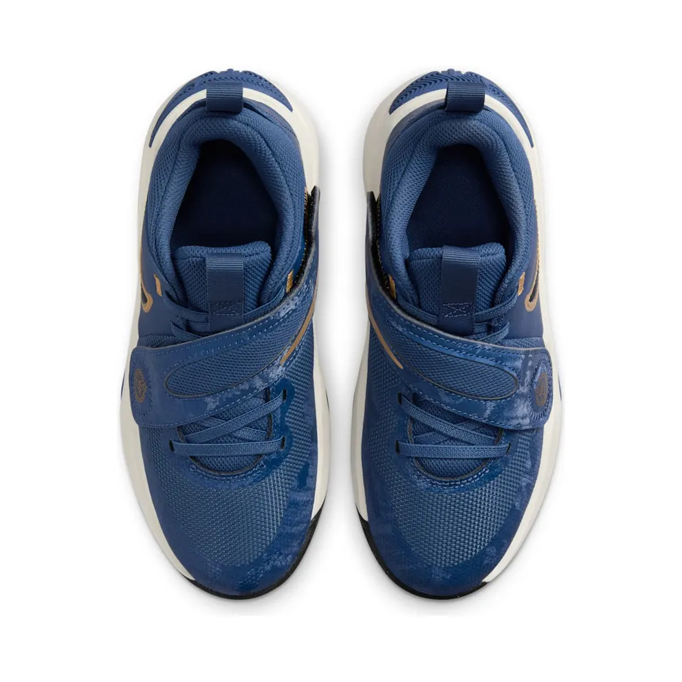 Nike Team Hustle D 11 Mystic Navy Pale Ivory Metallic Gold Black (FZ8463-400)