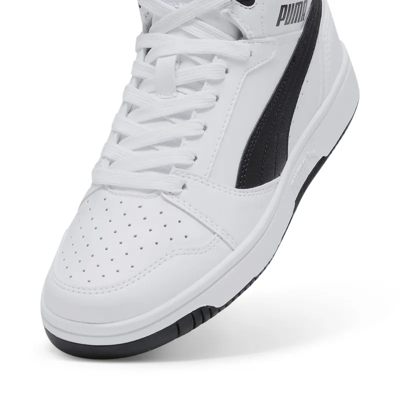 Puma Rebound V6 Mid “Puma White / Puma Black” (393831_02)