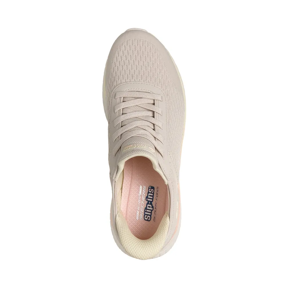 Skechers Slip-ins: BOBS Sport Squad Chaos – Ombre Paradise Sneaker Natuurlijk