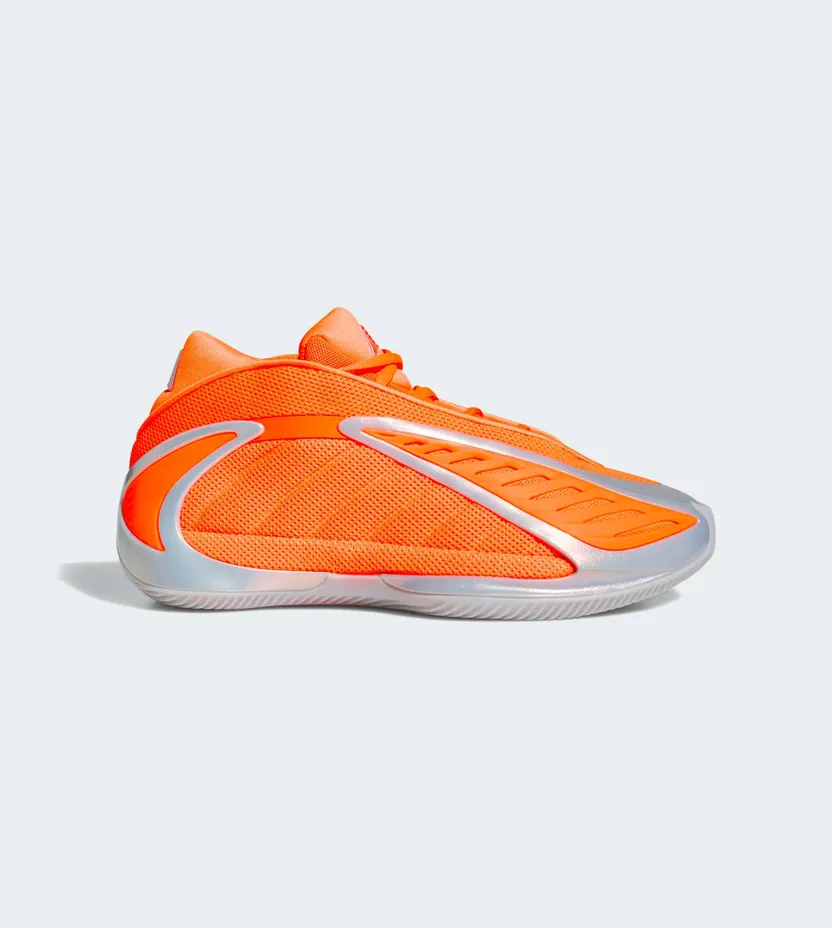 Adidas Anthony Edwards 2 J Lucid Orange / Silver Metallic / Grey One (KI1655)