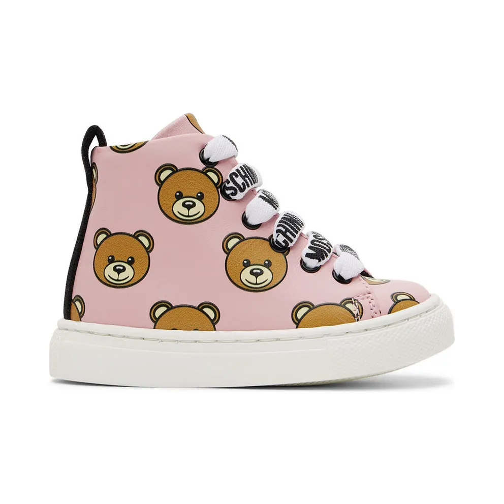 Moschino Baby Pink Teddy Print High (71684)