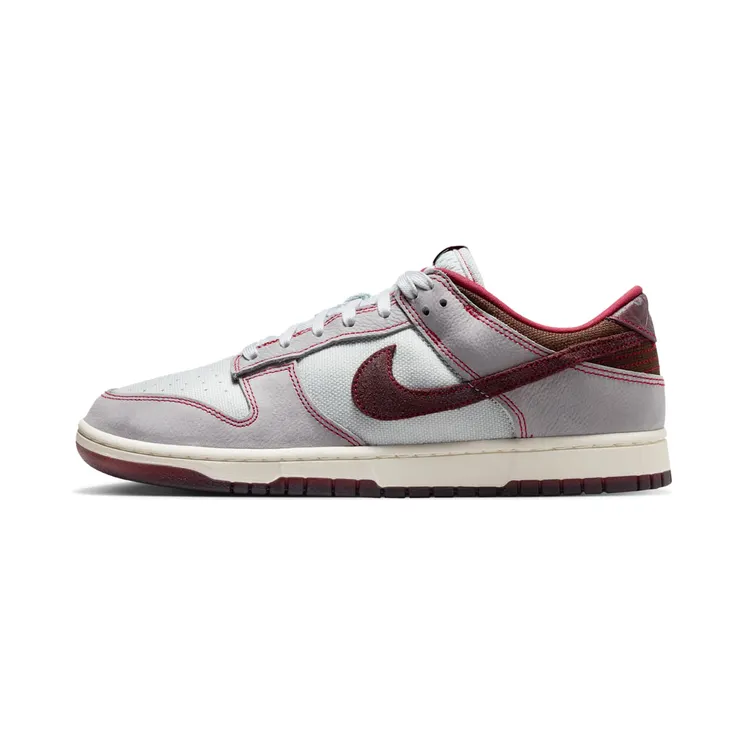Nike Dunk Low Retro SE “Pure Platinum / Wolf Grey / Team Red / Burgundy Crush” (IH1942-001)
