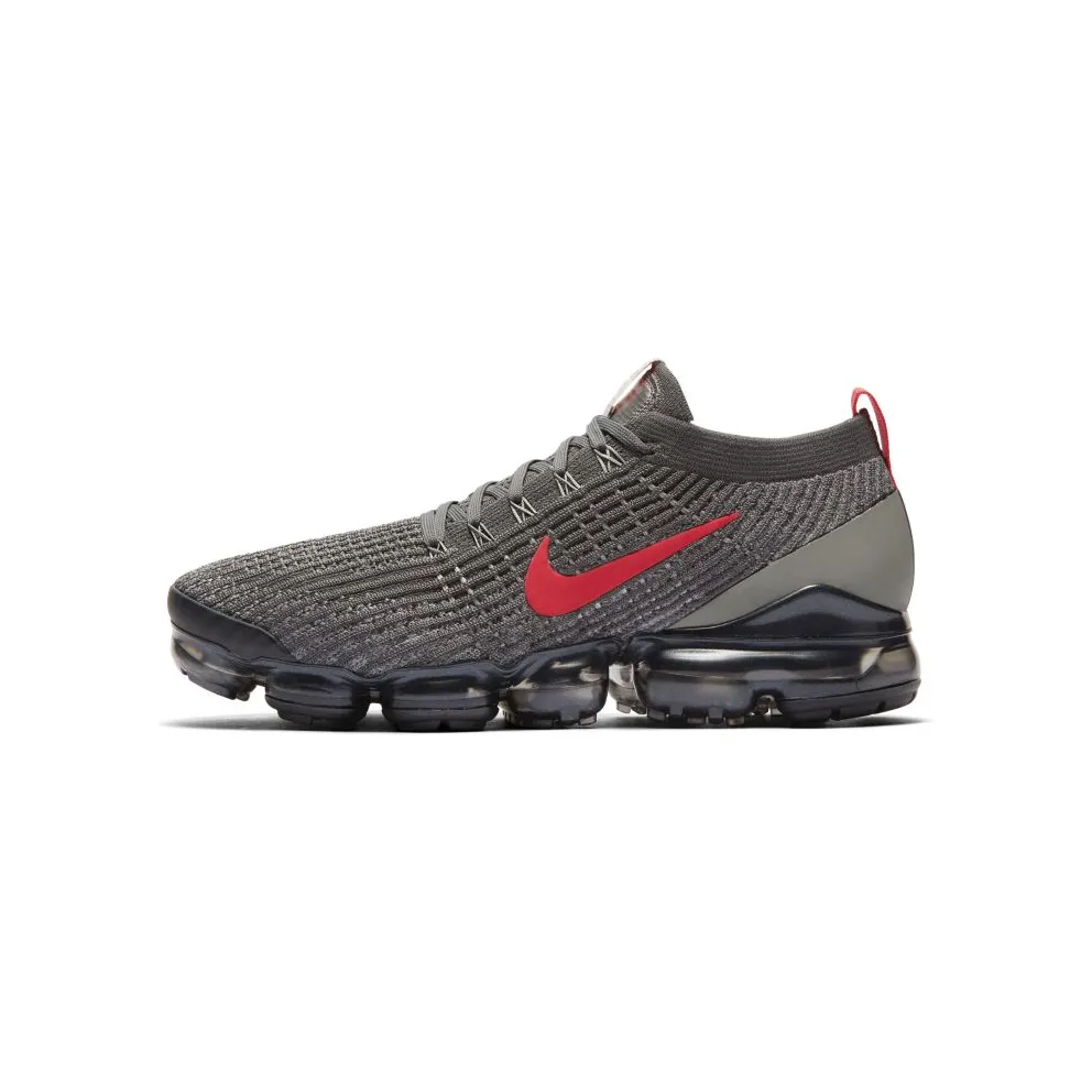 Nike Air VaporMax Flyknit 3 Grey Track Red Iron Grey/Particle Grey-Anthracite-Track Red (CT1270-001)