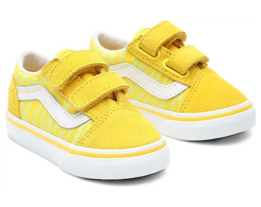 VANS Neon Animal Old Skool V Peuterschoenen Geel (VN0A38JN33Z)
