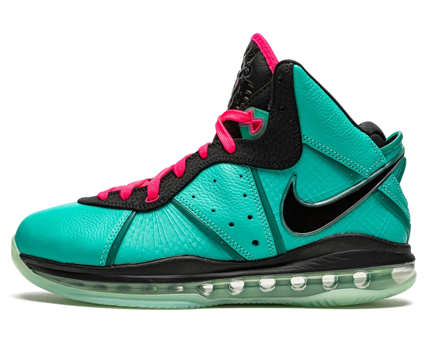 Nike LeBron 8 South Beach (2021) – “Retro / Pink Flash / Filament Green / Black” (CZ0328-400)