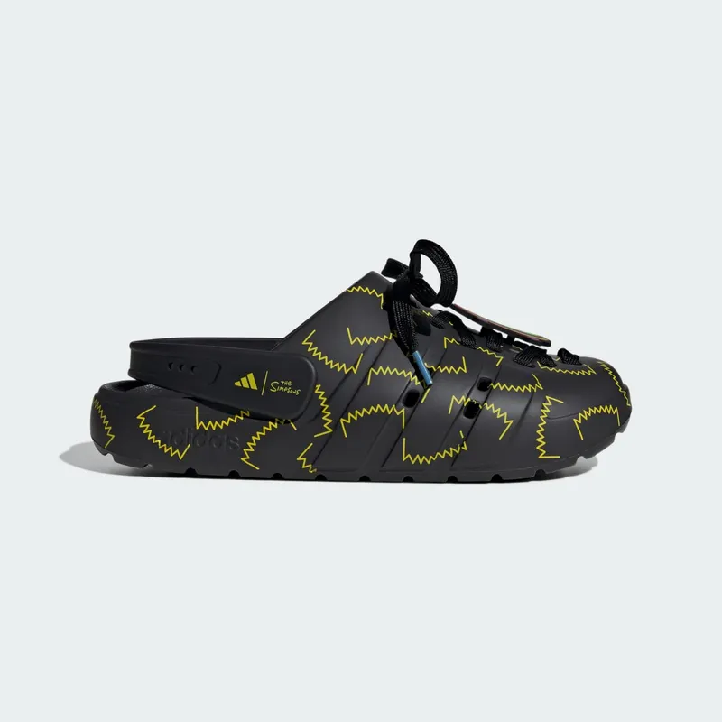Adidas Adilette Clog “The Simpsons Black Yellow” (JS4910)