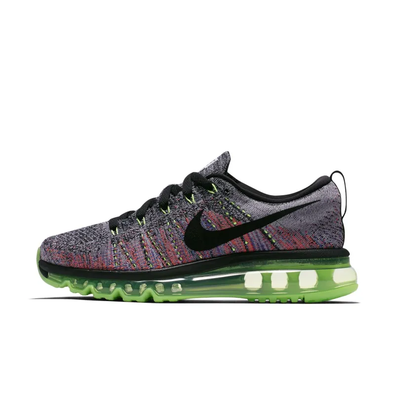 Nike Flyknit Max Ghost Green Multi-Color (W) White/Black-Ghost Green (620659-103)