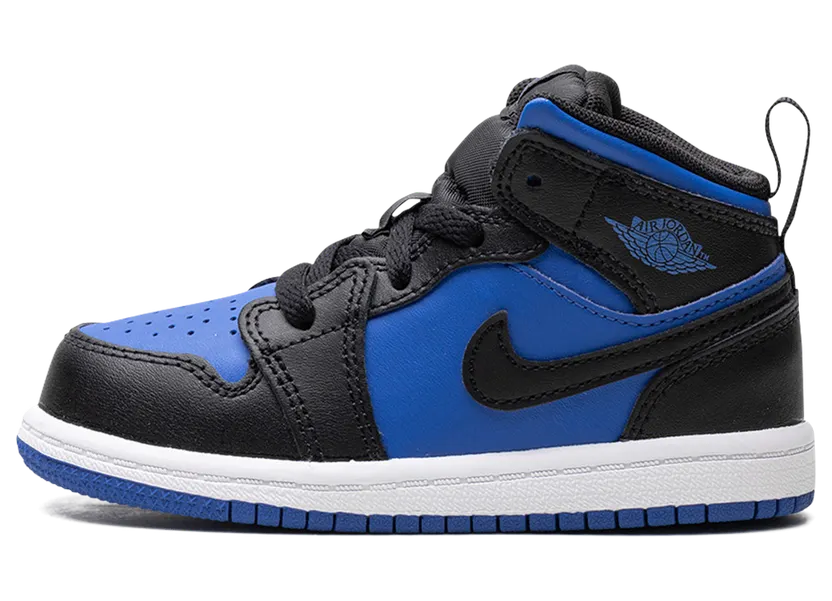 AIR Jordan 1 MID TD “BLACK ROYAL BLUE” (DQ8425-042)