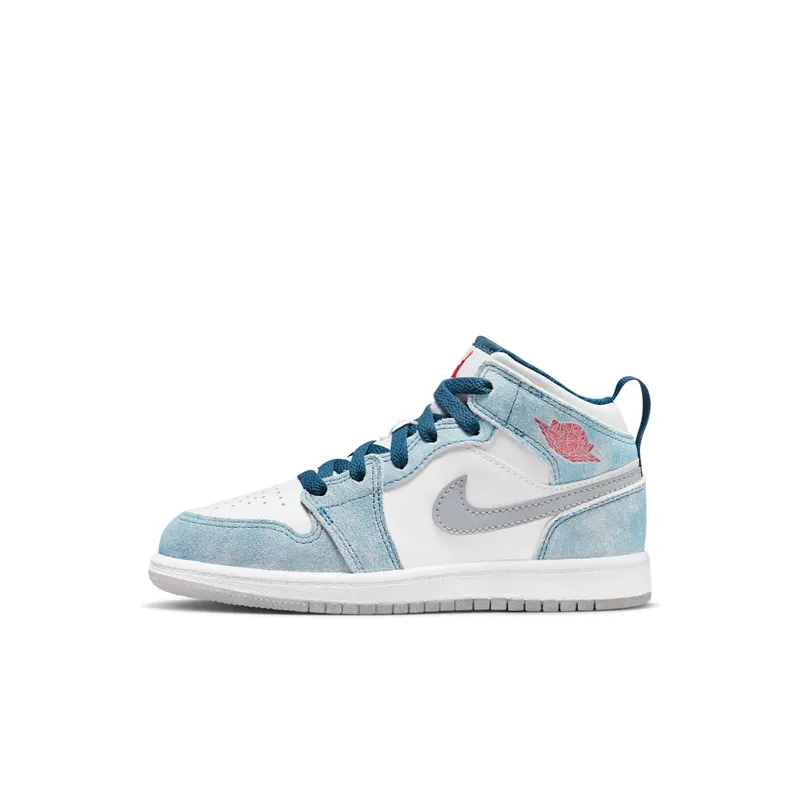Jordan 1 Mid SE Younger Kids’ Blue (DR6237-401)