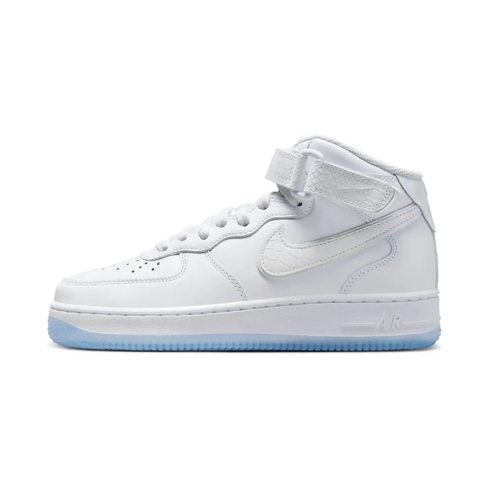 Nike Air Force 1 Mid White Snakeskin Ice (FN4274-100)