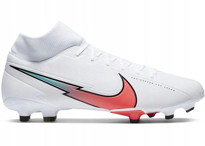 Nike Mercurial Superfly 7 Academy MG White Crimson Jade (AT7946-163)