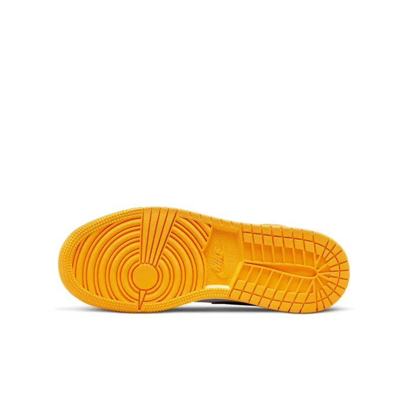 Jordan 1 Mid Older Kids’ Yellow (554725-701)