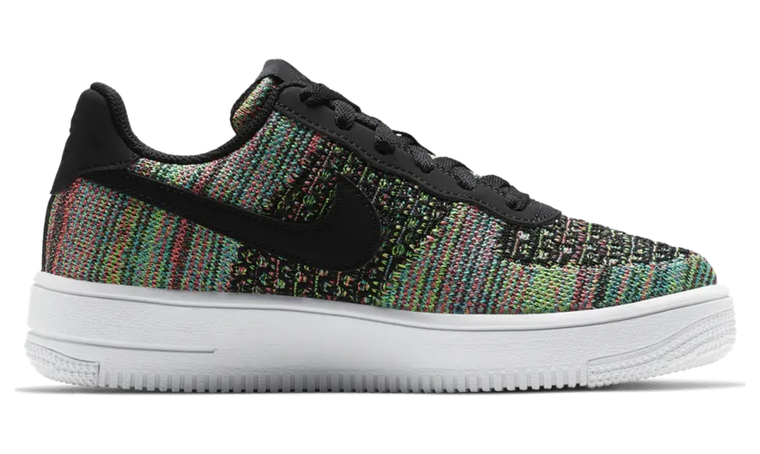 Nike Air Force 1 Flyknit 2.0 ‘Multicolor’ Black/Hyper Pink/Volt (BV0063-002)