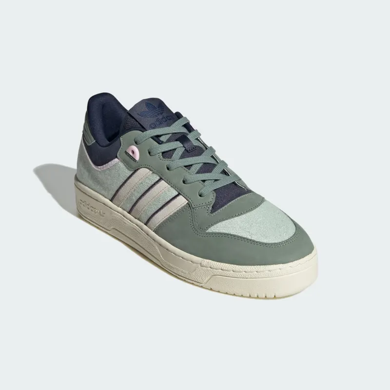 adidas Rivalry Low 86 Basketball Shoes Linen Green / Cream White / Silver Green (IG3040)