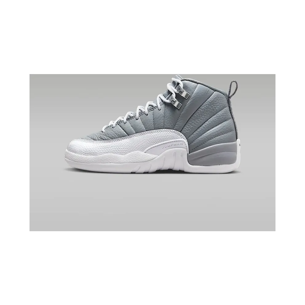 Nike Jordan Kids Gray Air Jordan 12 Retro Big Kids (153265-015)