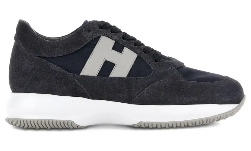 Hogan logo-patch panelled “Blue” (HXM7130GC80V4R)