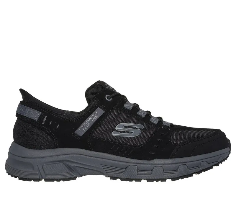 Skechers Slip-ins Relaxed Fit: Oak Canyon Sneaker Black/Houtskool