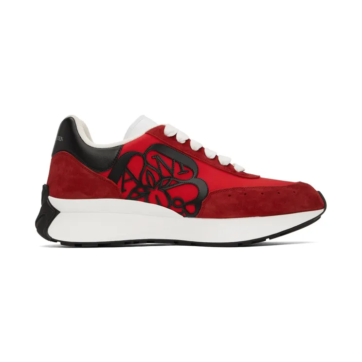 Alexander McQueen Red Sprint Sneakers (688546W4T22)