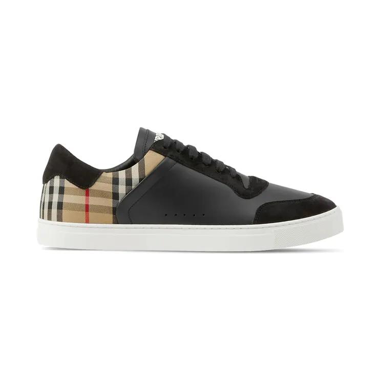 Burberry Leather, Suede and Check “Black” (8070818 MF STEVIE A7626)