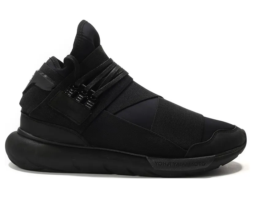 Y3 Qasa High Triple Black