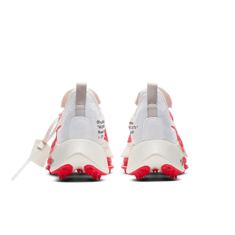 Nike Air Zoom Tempo NEXT% Flyknit Off White White Solar Red (CV0697-100)