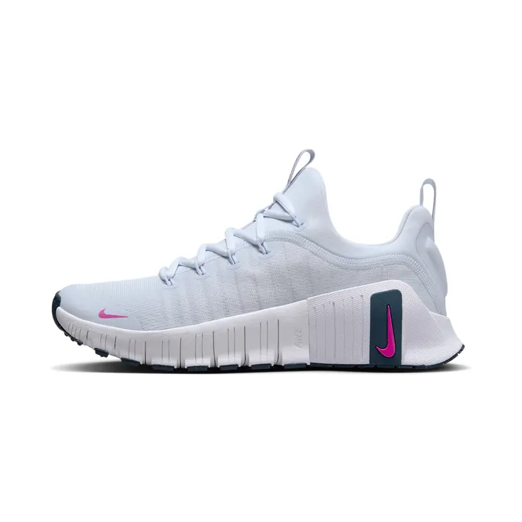 Nike Free Metcon 6 “Football Grey / Armoury Navy / Hot Fuchsia” (FJ7126-004)
